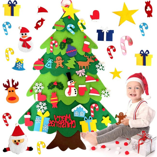 Árbol de Navidad Encantado Montessori con 32 Piezas