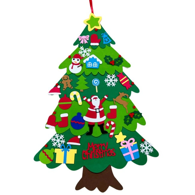 Árbol de Navidad Encantado Montessori con 32 Piezas
