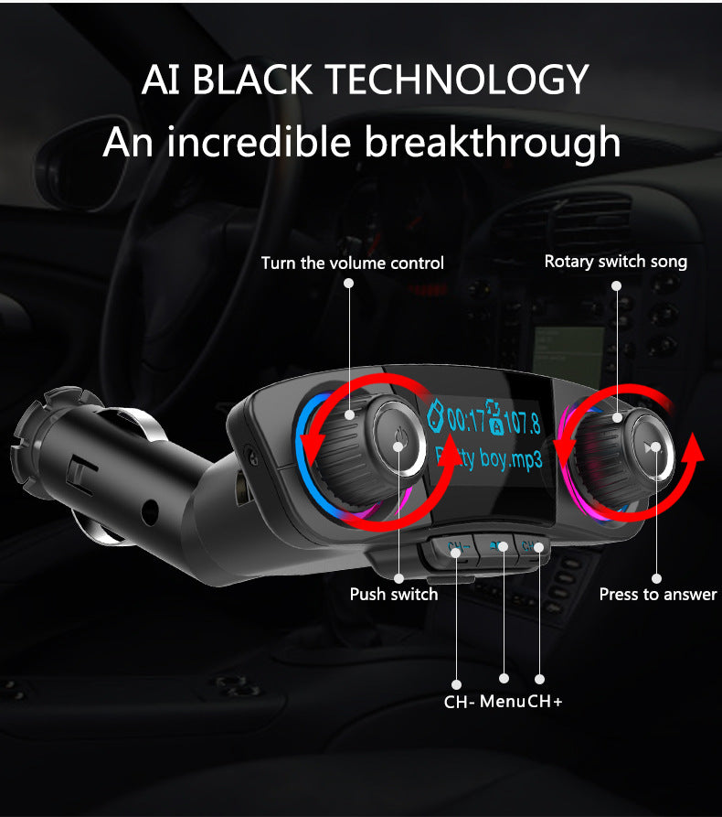 Wireless Bluetooth Car Charging Adapter