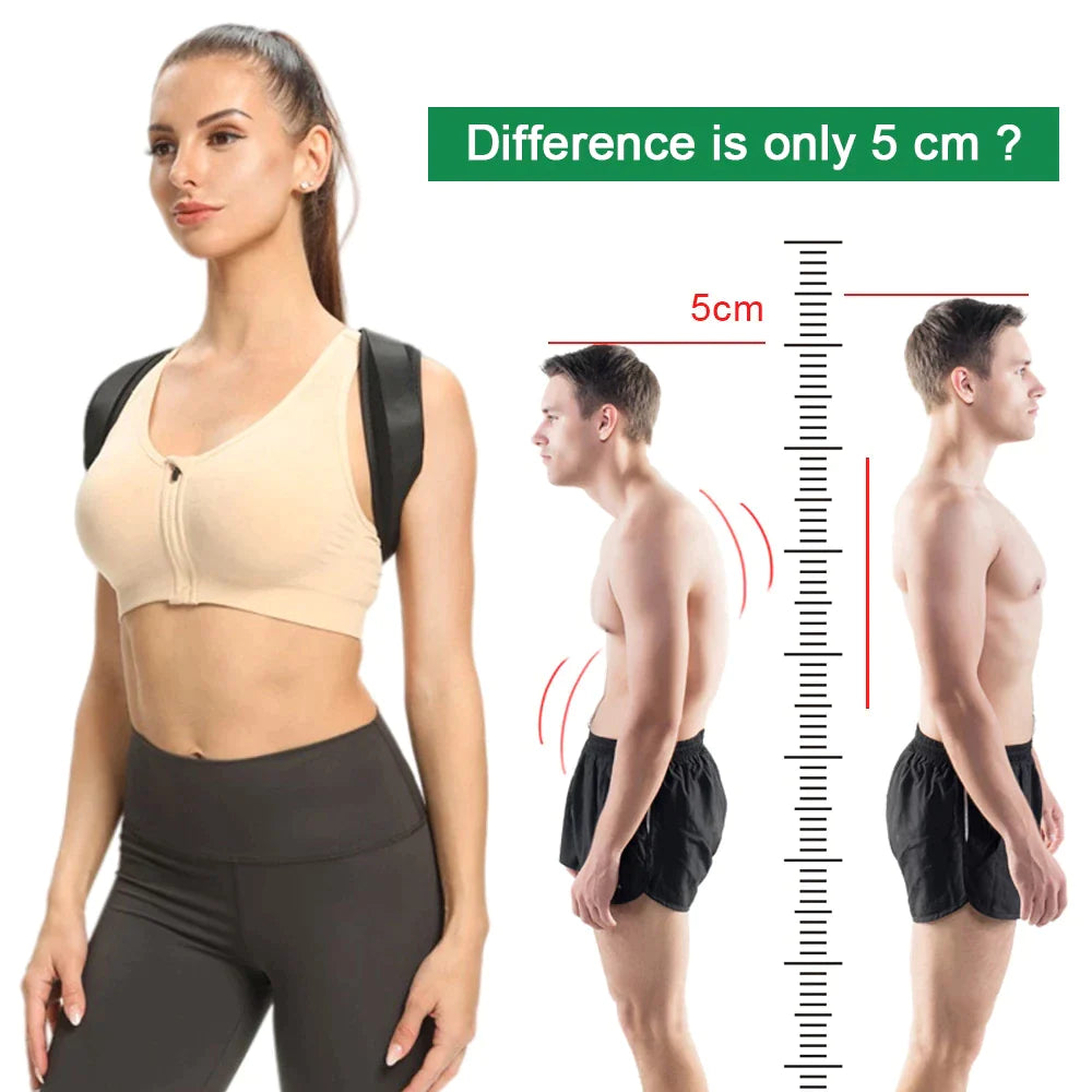 Corrector de postura para espalda para hombres y mujeres