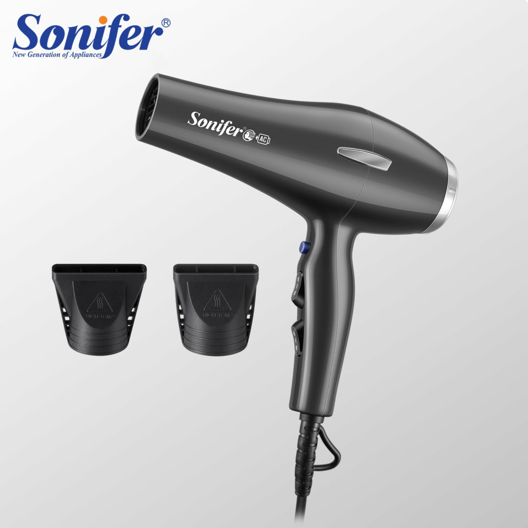 Secador de pelo profesional para el hogar 2000 W eléctrico silencioso caliente/frío viento fuerte secador de pelo rápido portátil Sonifer
