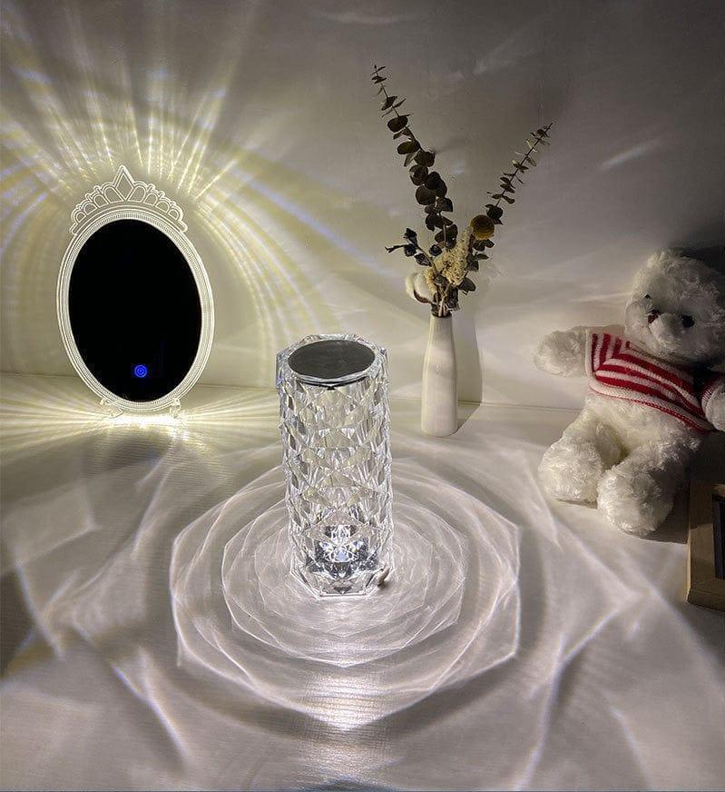 lámpara de cristal led 